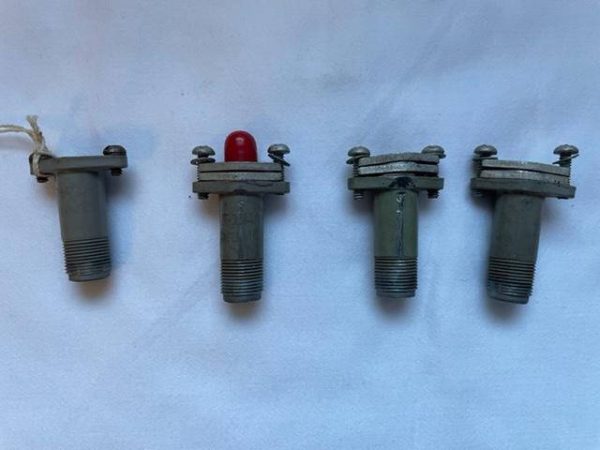 Vintage Cockpit Lights, Quantity 4. Used - part number Unknown