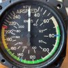 Edo-Aire-Cessna 182P Type II Airspeed Indicator. Scale in MPH. Used - part number C661065-0204 (Cessna)