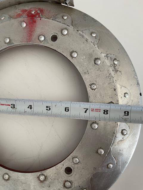 Cessna 182E Thru P Hartzell Spinner Aft Bulkhead. Used - part number 0752618-1 (view 9)