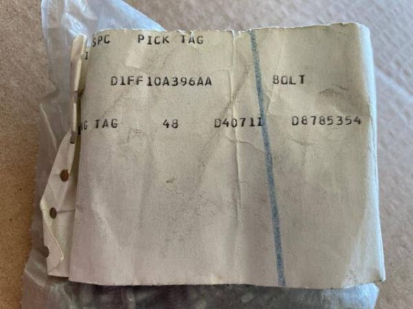 Alternator Thru Bolts. New Old Stock - part number D1FF-10A396-AA (view 3)