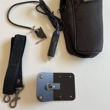 Garmin Carrying Case, Mount, Charging Cord.  Used.