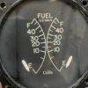 Cessna 310K Dual Fuel Quantity Indicator; Main Tanks. As Removed - part number CM (2645-L1)