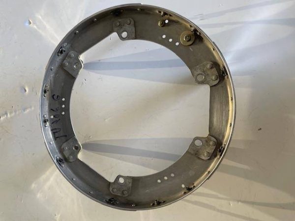 Cessna 206 & 210 Hartzell 3-Blade Spinner & Aft Bulkhead. Used - part number 1250419K200 or 1250419-2 or C-4586P (Hartzell dome #) or C-4583-3P (aft bulkhead) (view 12)