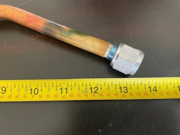Cessna 172N & P Union to Strainer Fuel Line. Used - part number 0500118-74 (view 4)