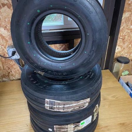 Goodyear TL Flight Eagle 18 X 5.5 10 Ply Tires.  New Old Stock.