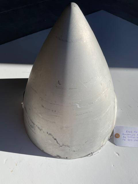 Piper PA38-112 Tomahawk Spinner With Forward Bulkhead. Used - part number 77710-06 or 553-590 (view 1)