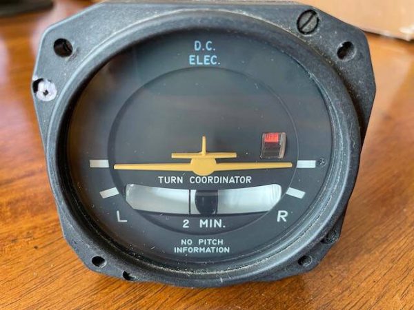 Mid-Continent/Electric Gyro Corp Turn Coordinator. 12-32 VDC. Used - part number 1394T100-7Z (view 1)