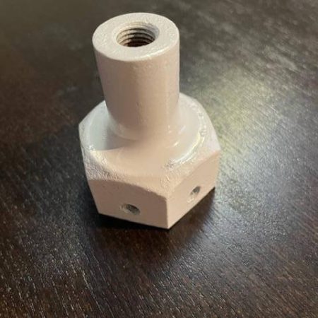 Cessna 172 Axel Nut Wheel Fairing Support.  As Removed.