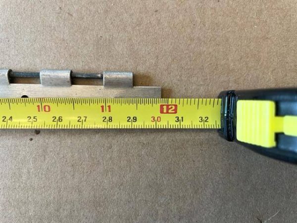 Hinge Halves. Used - part number MS20257-3 (8 3/4" with 9 Barrels) (view 5)