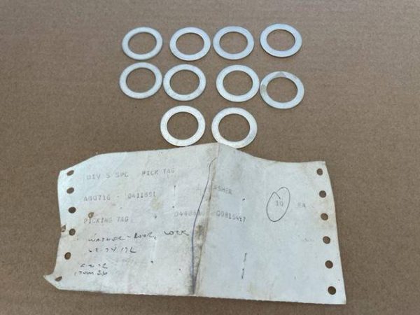 Cessna Door Lock And Ignition Switch Washer. PN 0411851. New Old Stock - part number 0411851