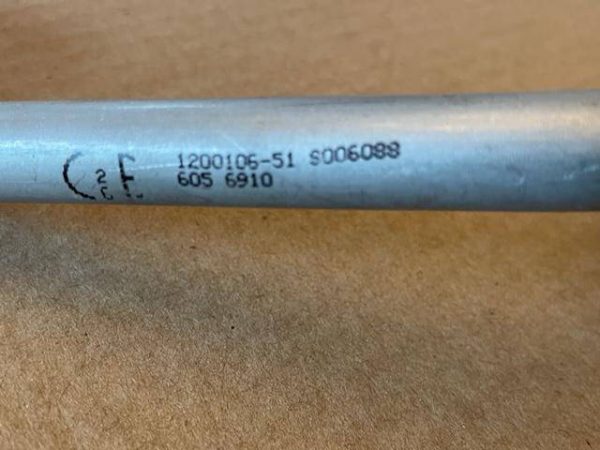 Cessna 180, 182, 185 LEFT Fuel Vent Line For Extended Range Tank. New Old Stock - part number 1200106-51 (view 4)
