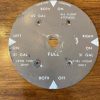 Cessna 182 Fuel Selector Cup And Selector Placard. Used - part number 0511198 (Cup) (view 1)