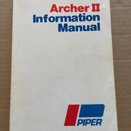 Piper Archer II Information Manual.  Used.