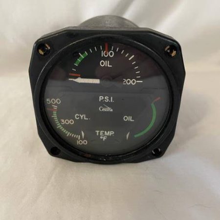 Weston Cessna 3 in 1 Engine Gauge Cluster. As Removed - part number 22-804-17