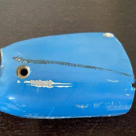 Cessna 150L LEFT Nav Light Retainer Shield. As Removed - part number 05235566-1