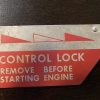 Cessna 152 Control Lock. Used - part number 1260463-18 (view 2)