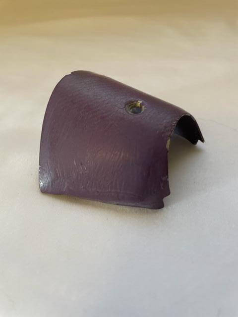 Cessna LEFT Hand Nav Light Retainer/Shield Fairing. Used. Purple - part number 0423564-1