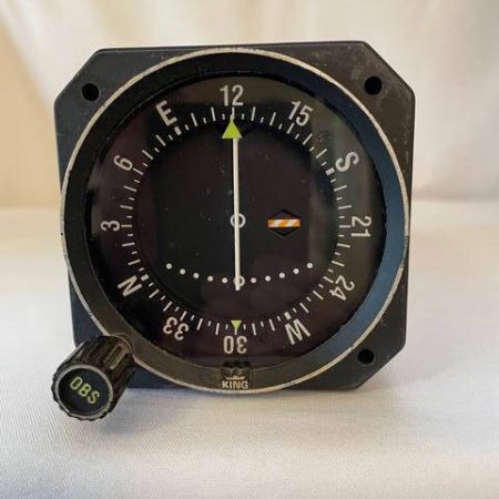 Bendix-King KI 208 VOR/LOC Indicator.  14 Volt.  Used.