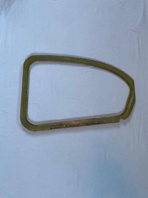 Cessna 182 Left Hand Rear Window Frame With Inside Lower Retainer. Used - part number 0710107-3 (C-182 window frame)