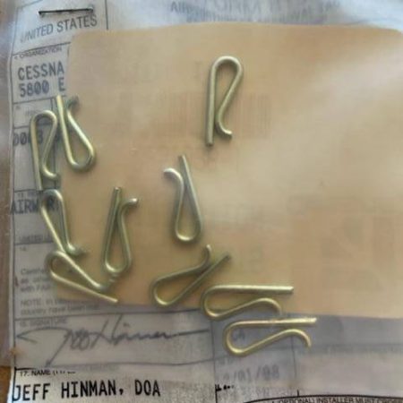 Cessna 310 Main Landing Gear Door Clips. New - part number 0851036-1