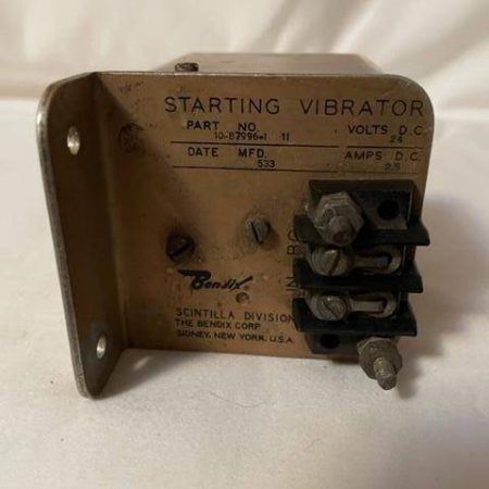 Bendix 24 Volt Starting Vibrator.  As Removed.