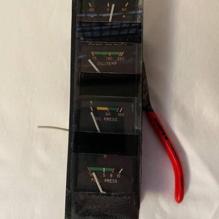 Grumman AA-5 Vertical Gauge Cluster. As Removed - part number AMPS (820765)