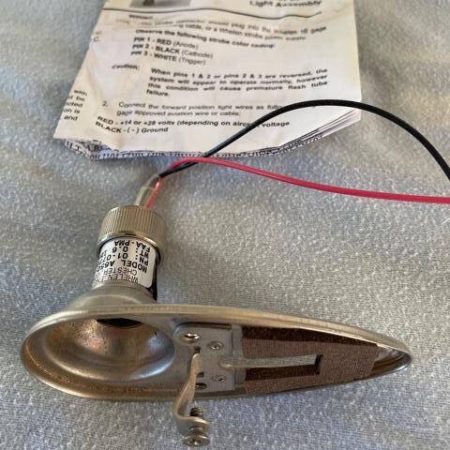 Whelen A650-PG-28V Strobe Light Flashtube Base Assembly. NOS - part number A650-PG-28V