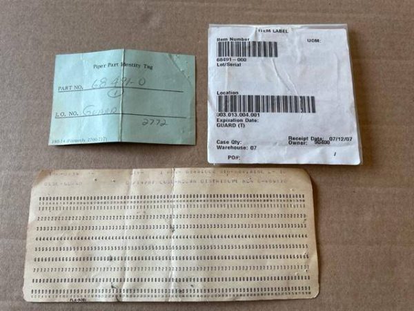 Piper PA28, PA32 Stabilizer Trim Jackscrew Cable Guard. New Old Stock - part number 68491-000 (view 2)