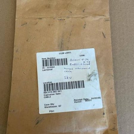 Beechcraft T-34 & D-45 Rudder-Aileron Interconnect Cable. New Old Stock - part number 45-524504