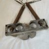 Cessna 310, 320 Steering Yoke Complete Assembly. As Removed - part number 0813150-52 or 0813150-29 (yoke) or 0813150-28 (yoke support) or 0842005 (steering springs) or 0310219-2 (steering link to spring) or AN (155B325 Turnbuckel barrel) or An (161-22RS turnbuckel fork) (view 1)