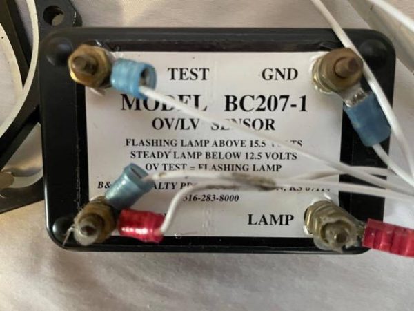 Nulite Instrument Lighting Complete Assembly. Used - part number BC (207-1 power supply unit from Speciality Products) (view 1)