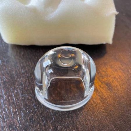 Whelen A612 Glass, Clear, Coated, Magnifying Strobe Lens Cover-NEW - part number 68-2290005-30