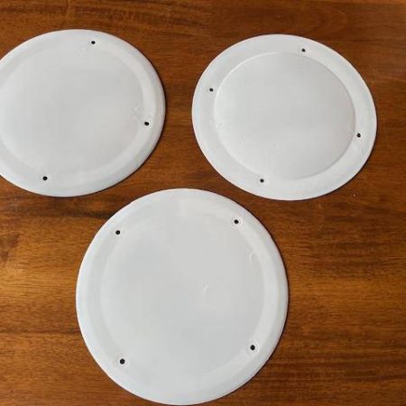 Cessna 172 4-Hole, 7 1/2" Under Wing Inspection Plate.  Used.