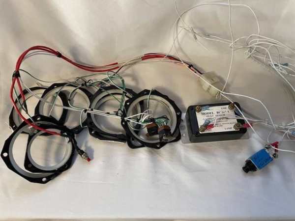 Nulite Instrument Lighting Complete Assembly. Used - part number BC (207-1 power supply unit from Speciality Products)