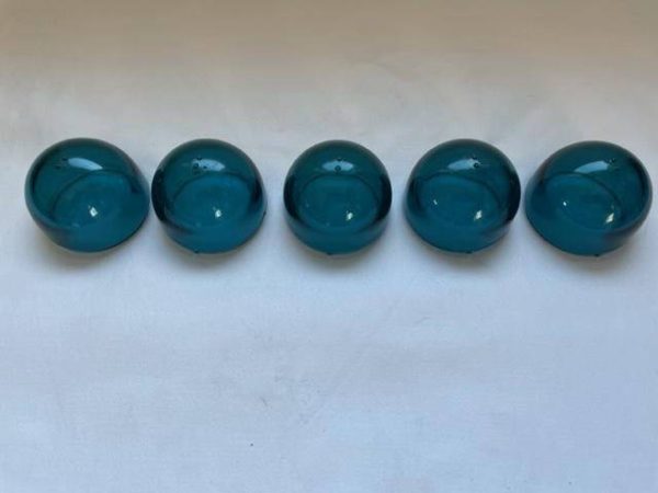 Whelen, Grimes Green Glass Nav Light Lens Cover. 2". New Old Stock - part number W1284G (view 1)
