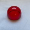 Grimes 2" Red Glass Nav Light Lens Cover. Used - part number A (1285 Grimes) (view 1)