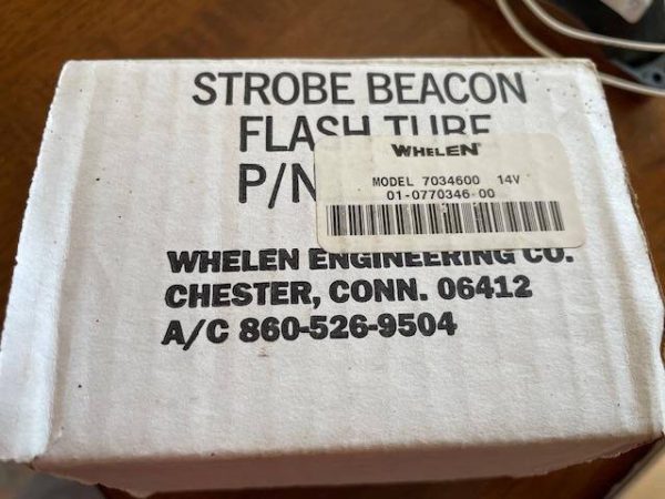 Whelen 14 Volt Light Assembly. New Old Stock - part number 01-0770346-00 (view 3)