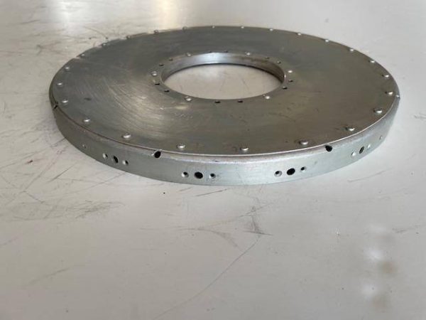 Cessna 180, 185 & 206 McCauley 2-Blade Spinner Aft Bulkhead, NO Fillets. Used - part number 0752041-1 (180 & 185) (view 1)