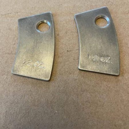 Cessna 500 Series Citation 1/2 OZ Wheel Balance Weights.  New Old Stock.