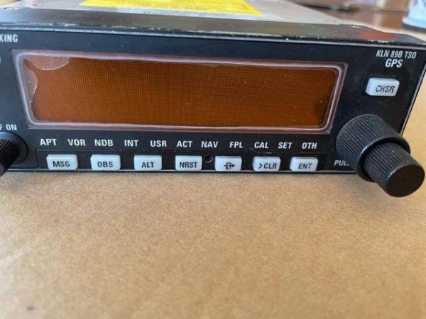 King KLN 89B Moving Map IFR GPS. Serviceable Tag. Used - part number KLN (89B) (view 1)