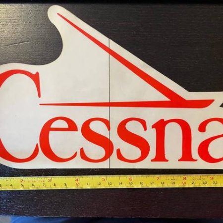 Large "Cessna" old style decal. NOS - part number 0500027-4