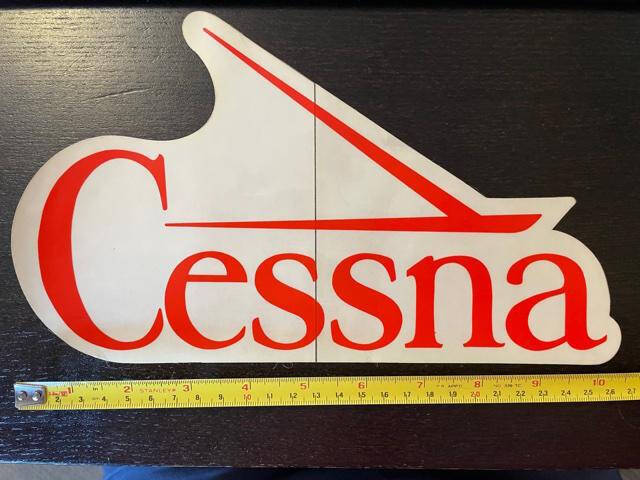 Large "Cessna" old style decal. NOS - part number 0500027-4