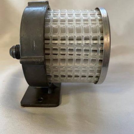 Cessna Vacuum System Filter With Mounting Bracket. Used - part number Bracket: (C294501-0102?)