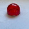 Grimes 2" Red Glass Nav Light Lens Cover. Used - part number A (1285 Grimes) (view 2)