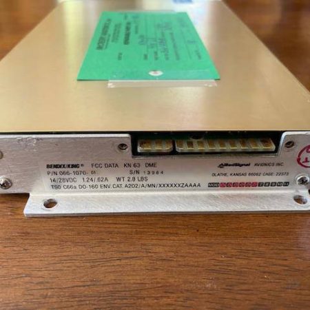 King KN-63 DME Processor Computer.  Form 8130, Used.