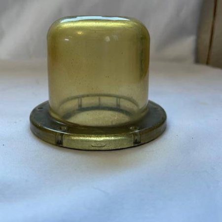 Clear Plastic Nav Light Lens Cover. Used - part number Unknown