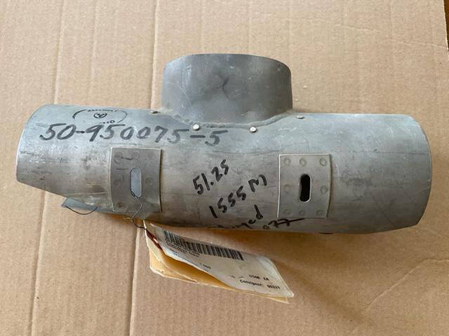 Beechcraft QueenAir 65 Exhaust Heater Muff Duct. New Old Stock - part number 50-950075-5