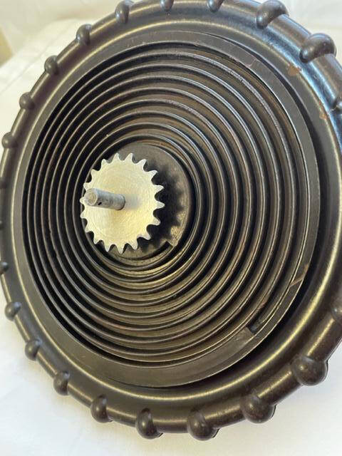 Cessna 180 & 185 Trim Wheel And Mounting Plate Assembly. Used - part number 0761205-8 (or -11 whole assembly) (view 7)