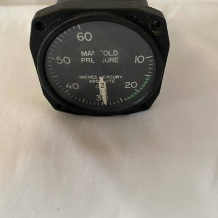 Garwin Cessna Twin Engine Manifold Pressure Gauge. As Removed - part number 662006-0101
