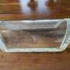 Cessna 180, 182, 185, 210 Left Wing Mounted Landing Light Retainer & Window. Used - part number 0722100-3 (retainer)